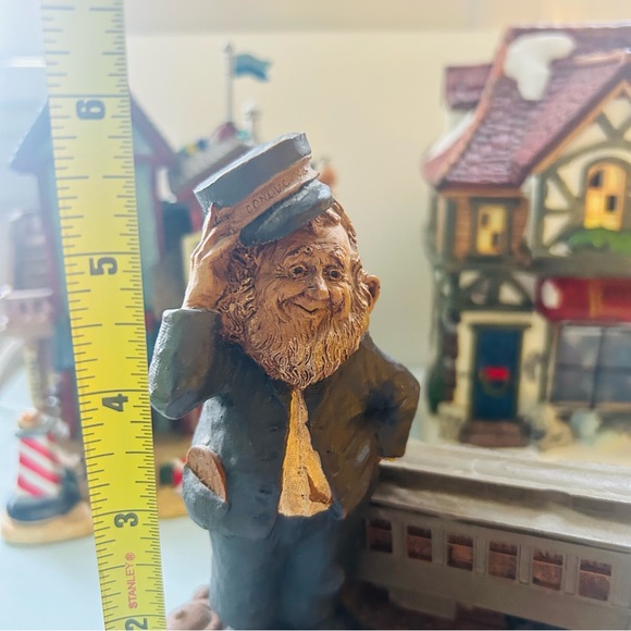 TOM CLARK Gnome Pullman Train Conductor Whimsical Whimsy Vintage Decor - Picture 5 of 7